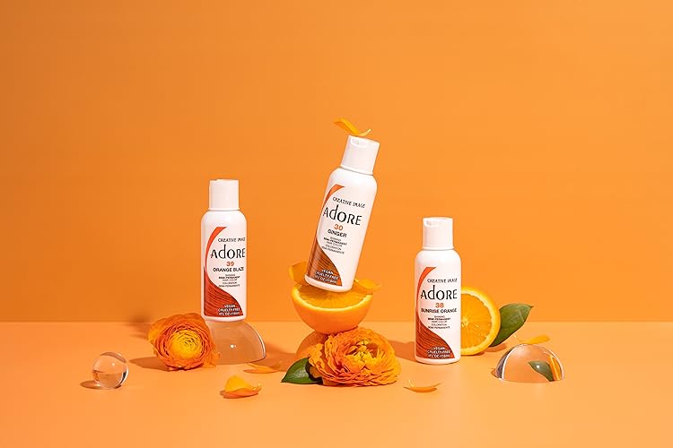 Adore Semi - Permanent Hair Color #30 Ginger, Vegan Shining Hair Dye, 1 bottle 118ml