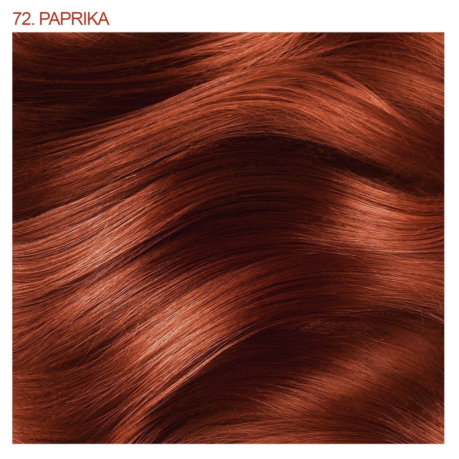 Adore Semi - Permanent Hair Color #72 Paprika, Vegan Shining Hair Dye, 1 bottle 118ml