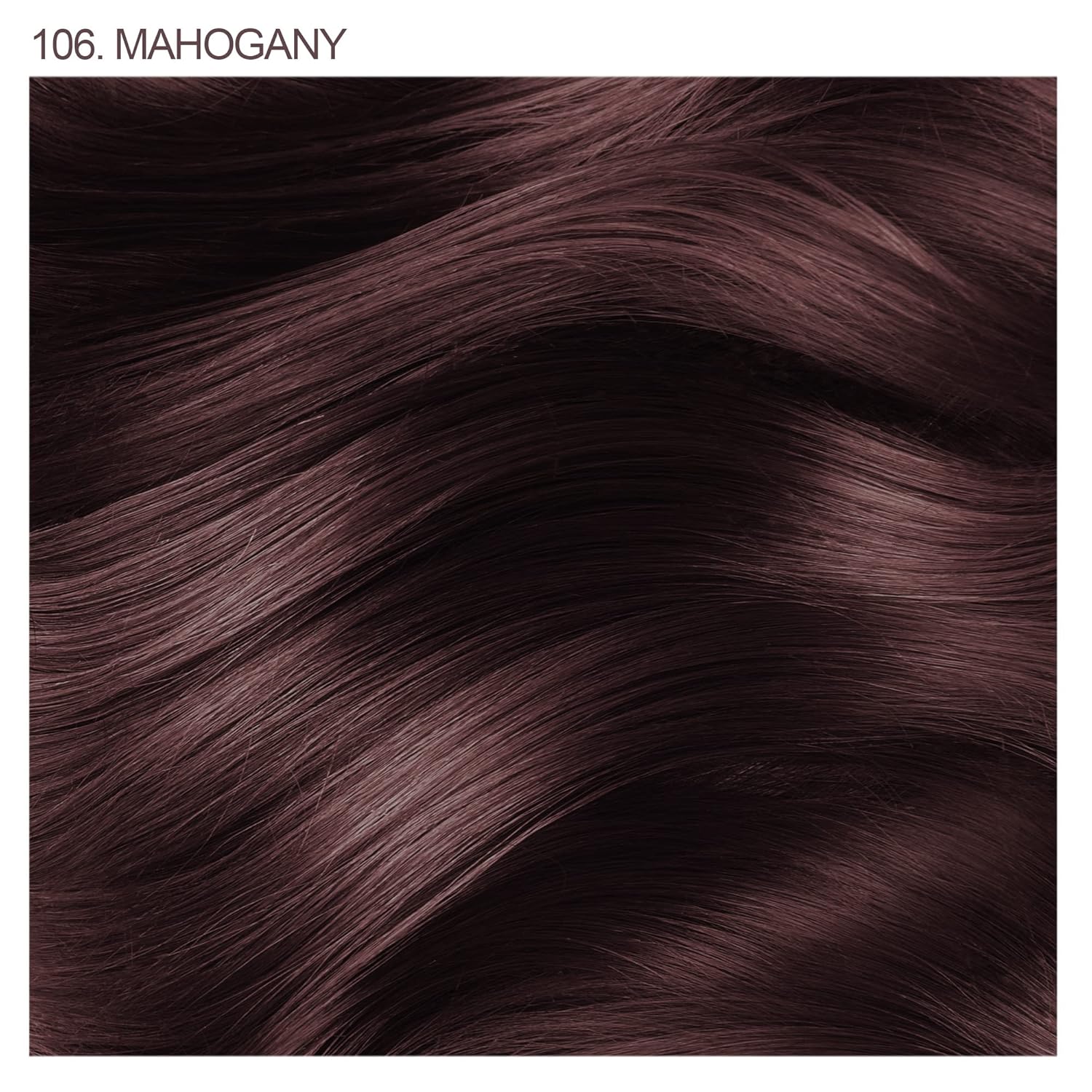 Adore 106 Mahogany Semi - Permanent Hair Color,  Vegan, Shining Dye for Rich Tones1 bottle 118ml