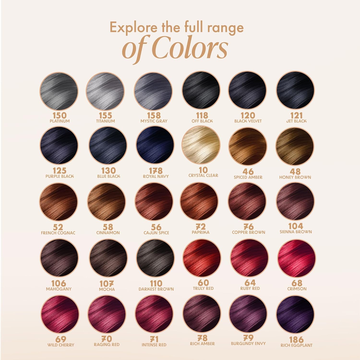 Adore 106 Mahogany Semi - Permanent Hair Color,  Vegan, Shining Dye for Rich Tones1 bottle 118ml