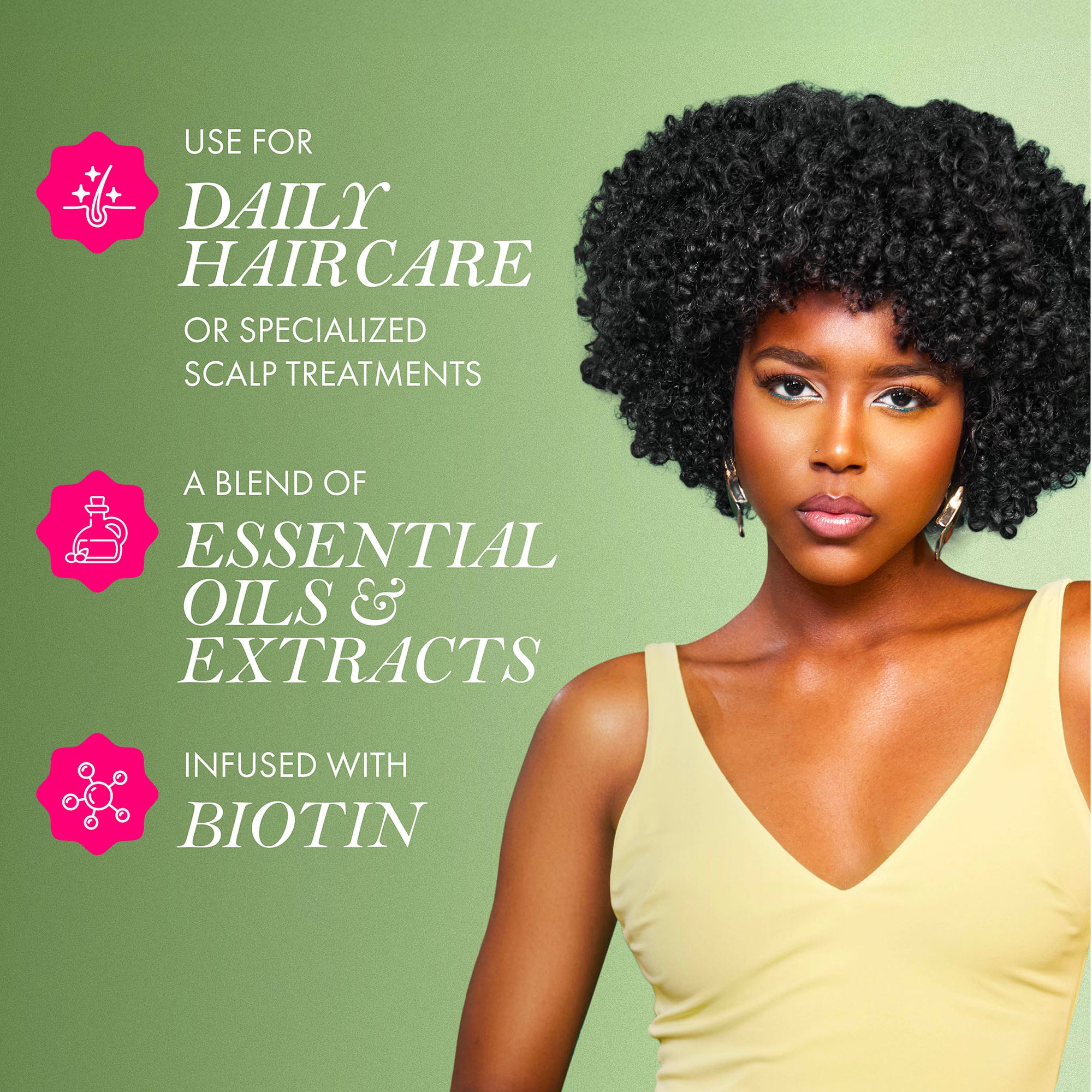 Mielle Pure & Natural Rosemary Mint Hair Oil - Promotes Hair Growth, Reduces Breakage, For Curly, Oily & Frizzy Hair1 bottle 59 ml