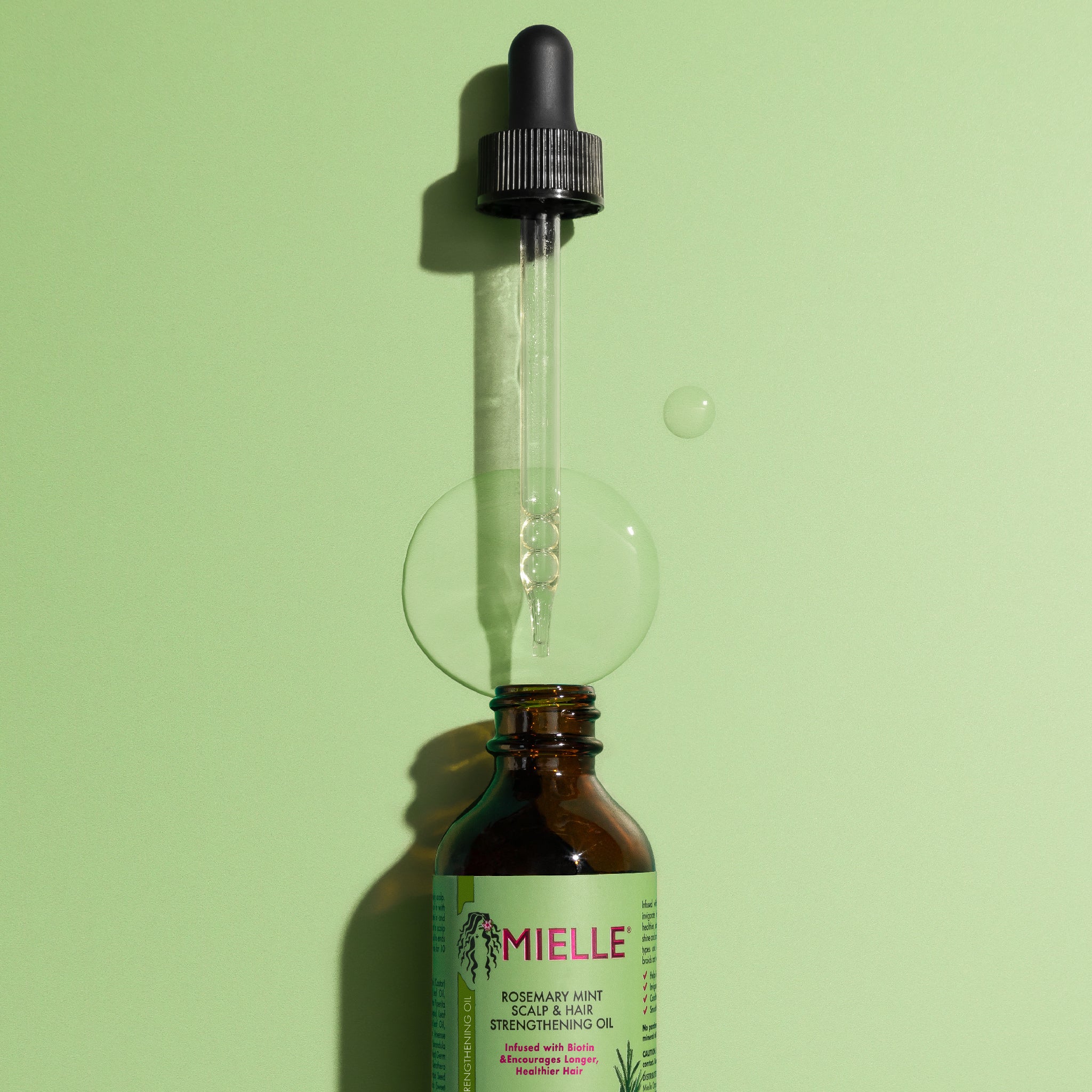 Mielle Pure & Natural Rosemary Mint Hair Oil - Promotes Hair Growth, Reduces Breakage, For Curly, Oily & Frizzy Hair1 bottle 59 ml