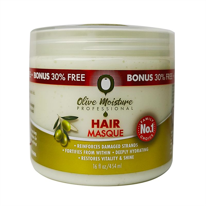 Natural olive moisturizing hair growth cream - promotes hair growth, repairs damaged hair, - strengthens hair and prevents split ends - enhances hair vitality and makes hair shiny 1 bottle 454ml