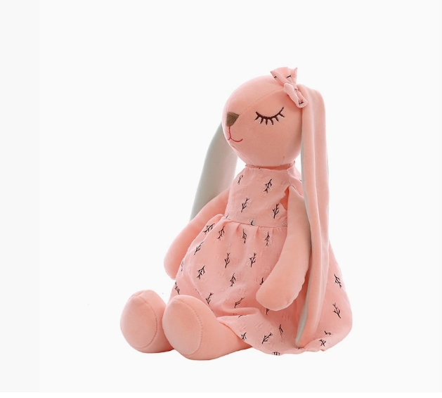 35CM Easter Bunny plush toy "An An Rabbit" - a children's gift, soothing doll, pluCute Bunny Doll, Plush Toy Doll, Baby Soothing Rabbit Doll Sleeping Doll, Stuffed Animals Kids Plushie Doll Toy
