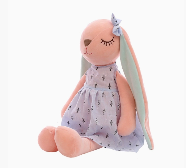 35CM Easter Bunny plush toy "An An Rabbit" - a children's gift, soothing doll, pluCute Bunny Doll, Plush Toy Doll, Baby Soothing Rabbit Doll Sleeping Doll, Stuffed Animals Kids Plushie Doll Toy