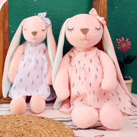 35CM Easter Bunny plush toy "An An Rabbit" - a children's gift, soothing doll, pluCute Bunny Doll, Plush Toy Doll, Baby Soothing Rabbit Doll Sleeping Doll, Stuffed Animals Kids Plushie Doll Toy