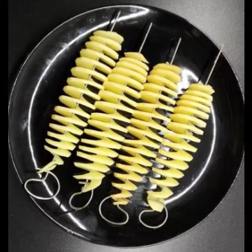 Whirlwind Potato Spiral Cutter Potato Tower Making Machine Vegetable Slicer Creative Vegetable Tools Kitchen Accessories Gadgets