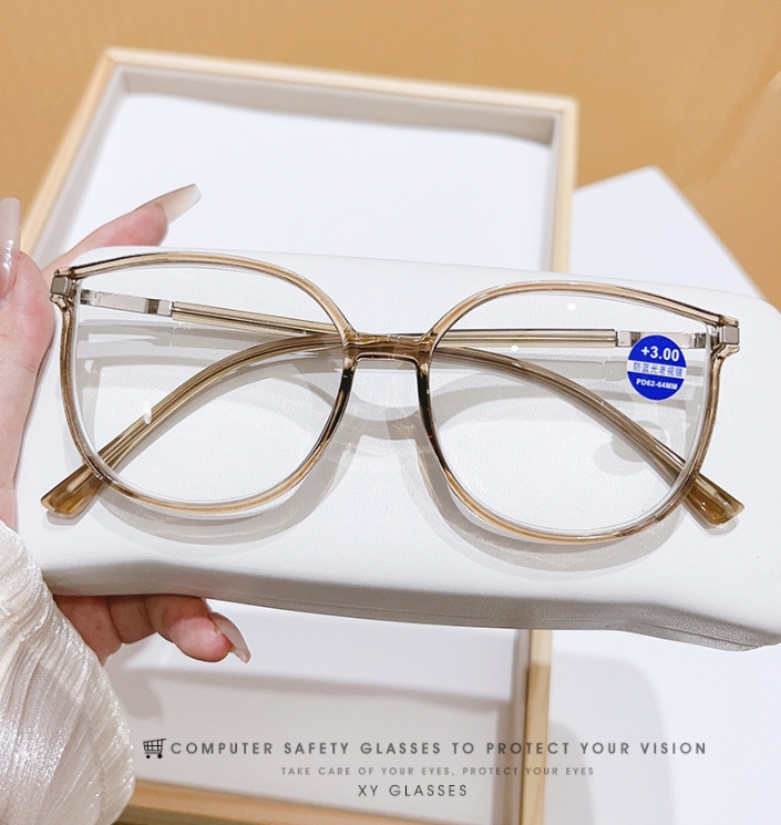 Women Men Reading Glasses Anti Blue Light Eyeglasses Optical Spectacle UV Blocking Eyewear Frames large-frame glasses