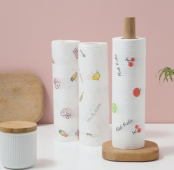 200/50pcs Reusable Kitchen Disposable Rags Non-Woven Cleaning Cloths Washing Dishcloths Rag Cloth Towels Non-stick Scouring Pads