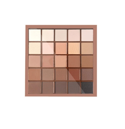 25 Color Eyeshadow Palette - Neutral Gray and Brown Earthy Tone, Coffee and Chocolate Style, Create a Multi-Functional Makeup Appearance That Naturally to Theate