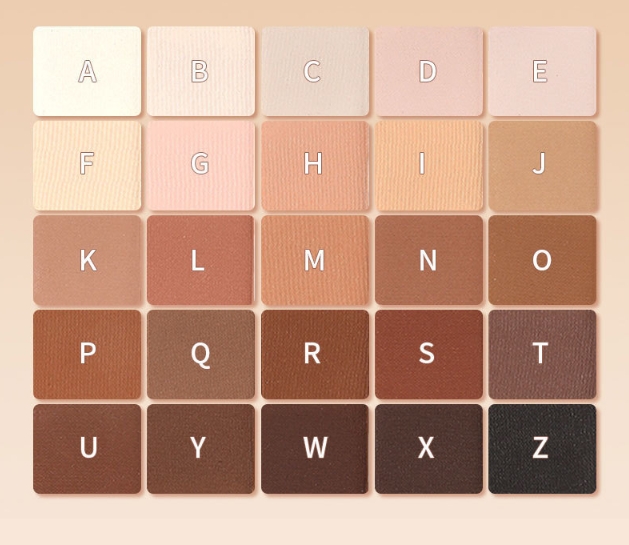 25 Color Eyeshadow Palette - Neutral Gray and Brown Earthy Tone, Coffee and Chocolate Style, Create a Multi-Functional Makeup Appearance That Naturally to Theate
