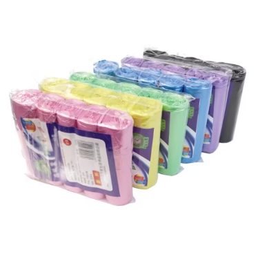 5 Rolls 1 pack 100Pcs Household Disposable Trash Pouch Kitchen Storage Garbage Bags Cleaning Waste Bag Plastic Bag