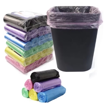 5 Rolls 1 pack 100Pcs Household Disposable Trash Pouch Kitchen Storage Garbage Bags Cleaning Waste Bag Plastic Bag