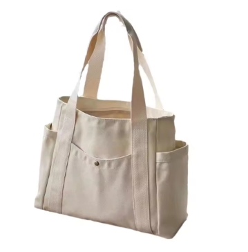 Large Capacity Canvas Tote Bags for Work Commuting Carrying Bag College Style Student Outfit Book Shoulder Bag Shopping Bag