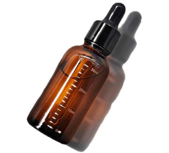 Dropper Bottles with Scale 5ml-100ml Reagent Eye Drop Amber Glass Aromatherapy Liquid Pipette Bottle Refillable Bottles Travel