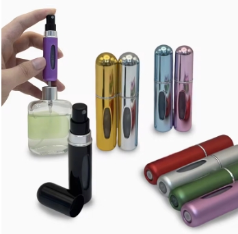 5ml Perfume Refill Bottle Portable Mini Refillable Spray Jar Scent Pump Empty Cosmetic Containers Atomizer for Travel Tool Hot
