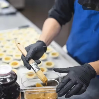 50pcs/100pcs Gloves Black Washing Xl Tableware Disposible Latex Free PVC Gloves Housework Car Industry Gardening Pet Care Cooking Tools