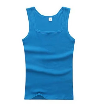 Hot Sale Summer Male clothes Women Basic Elastic tank top Pure Cotton Sleeveless Men's t-shirt Bodybuilding Fitness T-shirt