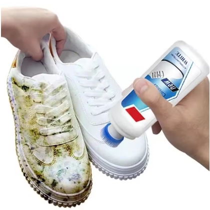 100ml White Shoe Cleaner Shoe Brightening And Stain Cleaning Stain Free And Whitening Removal Agent White Remover Wipe Wash I6L5