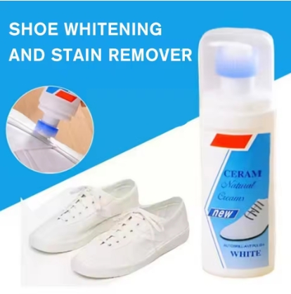 100ml White Shoe Cleaner Shoe Brightening And Stain Cleaning Stain Free And Whitening Removal Agent White Remover Wipe Wash I6L5