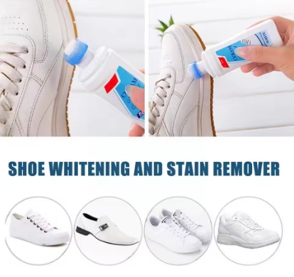 100ml White Shoe Cleaner Shoe Brightening And Stain Cleaning Stain Free And Whitening Removal Agent White Remover Wipe Wash I6L5
