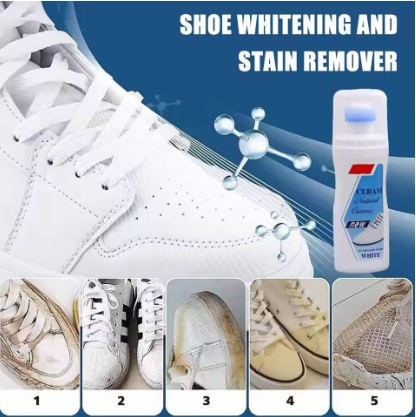 100ml White Shoe Cleaner Shoe Brightening And Stain Cleaning Stain Free And Whitening Removal Agent White Remover Wipe Wash I6L5