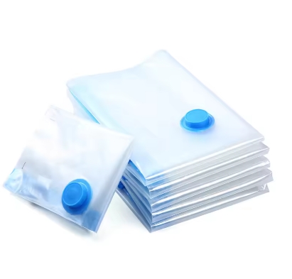 4pcs Thickened Vacuum Compression Bag, Transparent Quilt Vacuum Bag, Storage Bag, Household Clothing Storage And Sorting Bag