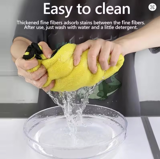 Car Wash Towels Cleaning Cloth Absorbent Dry Cloth General Purpose Microfiber Towel Thickened Yellow 30/40/60cm