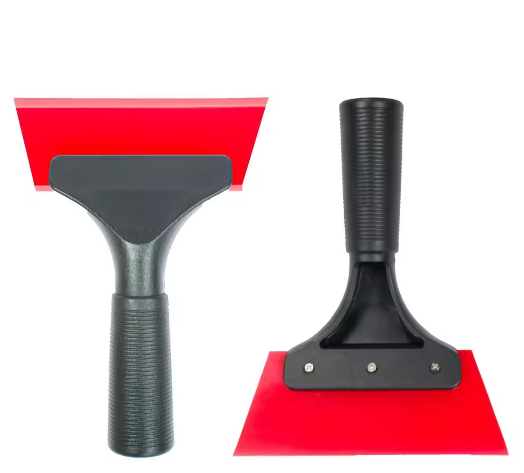 1PCS Multifunctional Automotive Window Film Scraper Tool Kit with Soft Silicone Blade, Car Glass Cleaner Water Wiper