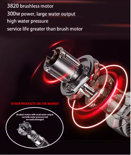 *Wireless Car Wash Spray Gun Machine With 2 Portable Lithium Battery* *(96Vh Lithium-ion Batteries)*