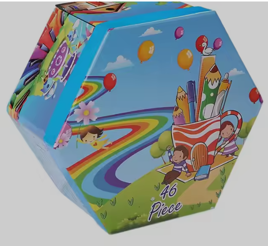 Top Seller Colorful, high quality Pieces Non-Toxic Plastic Case Kids Painting Drawing Art Set Coloring Book Stationery Set with Easel