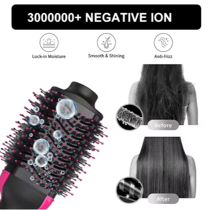 Factory Price Professional One Step Hair Brushes Hair Straightener and Dryer Hot Air Brush Electric Brush