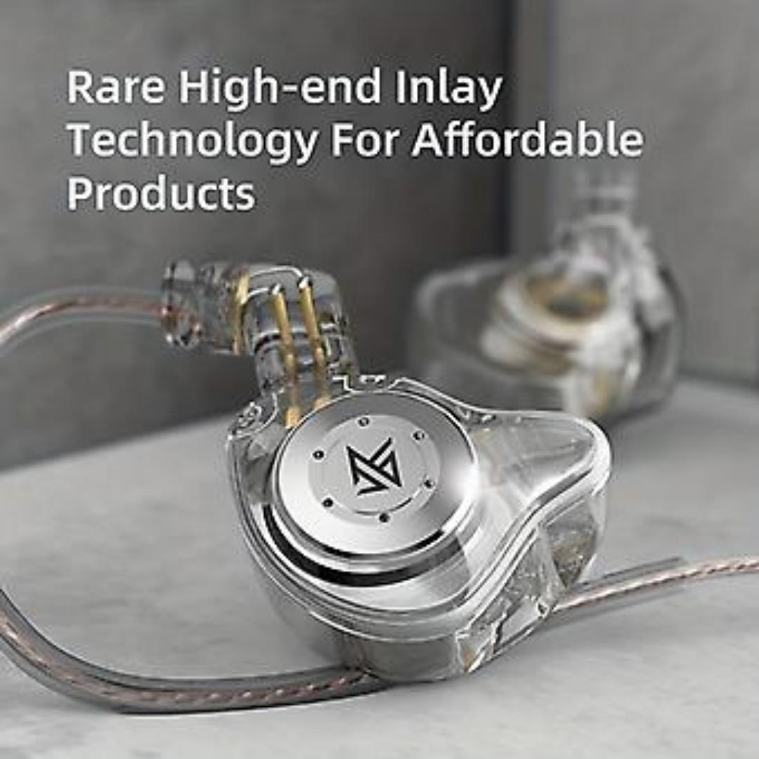 Kz Edx Pro In Ear Monitor Headphones Wired Iem Earphones Dual Dd Hifi Stereo Sound Earphones Noise Cancelling Earbuds