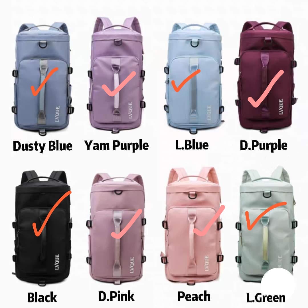 ✨️Unisex Travel/gym Bag Waterproof,shoe Compartment, Backpack Bag✨️This is a stylish and durable non-expandable sports/travel bag, perfect for gym sessions, weekend getaways, or daily use. The bag is