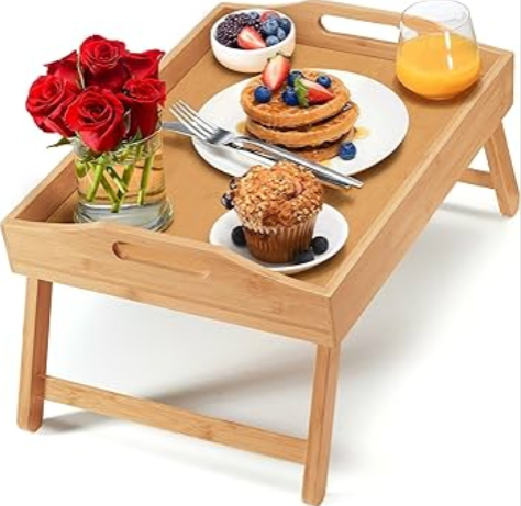 🎆OFFER🎉🎉

🧨Breakfast in bed foldable bamboo tray now available in 3 colours wooden, black or white