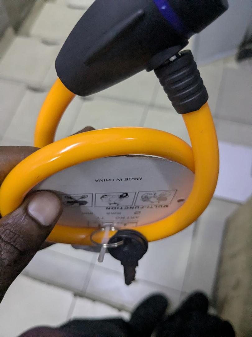 Multi Purpose Heavy Duty Anti Theft Key Bicycle/Bike Lock