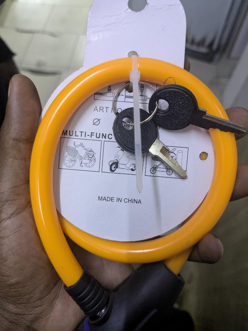 Multi Purpose Heavy Duty Anti Theft Key Bicycle/Bike Lock