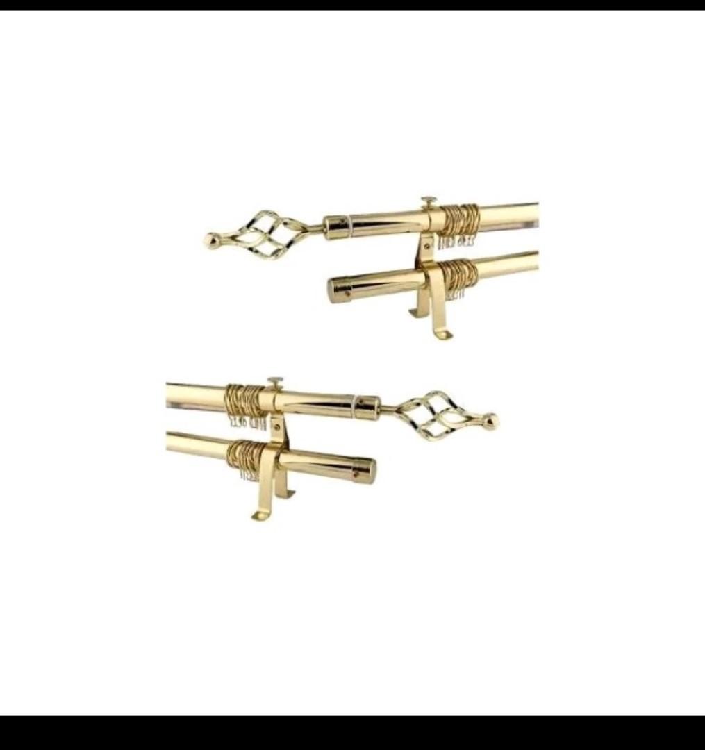 2m, 3m, 4m Premium Adjustable Curtain Rods – Single & Double Options for All Window Sizes