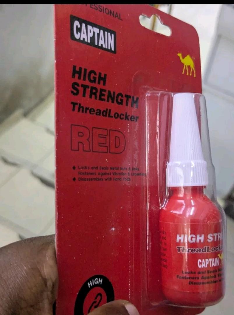 Thread Lock Glue for Nuts, Bolts, & Fasteners, Medium Strength Screw Glue to Prevent Loosening & Corrosion