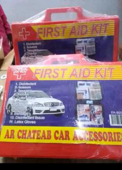 Car Emergency Safety Kit – First Aid Kit, Fire Extinguisher & Warning Triangle
