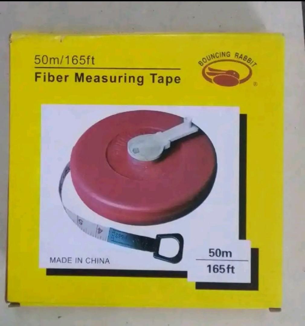 50m/165ft Fiber Measuring Tape – Durable & Accurate Measurement
