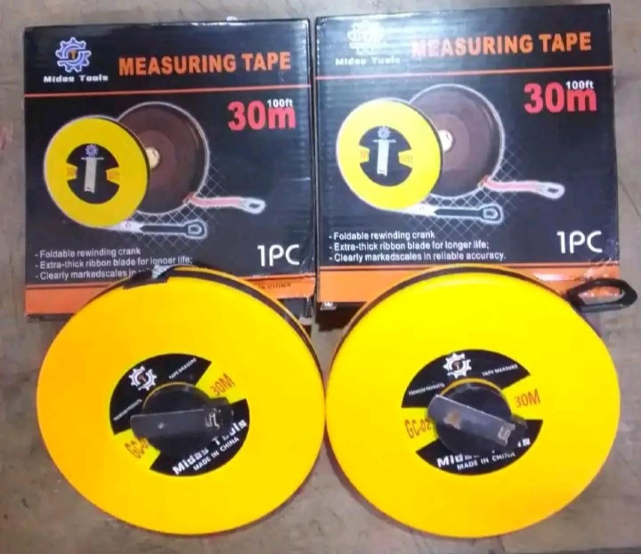 50m/165ft Fiber Measuring Tape – Durable & Accurate Measurement