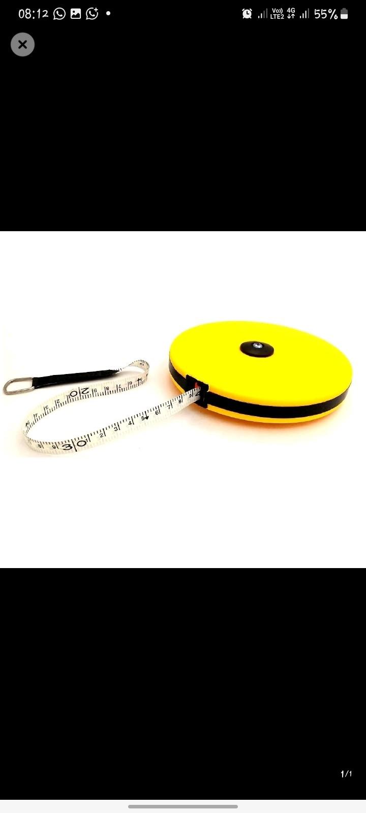 50m/165ft Fiber Measuring Tape – Durable & Accurate Measurement
