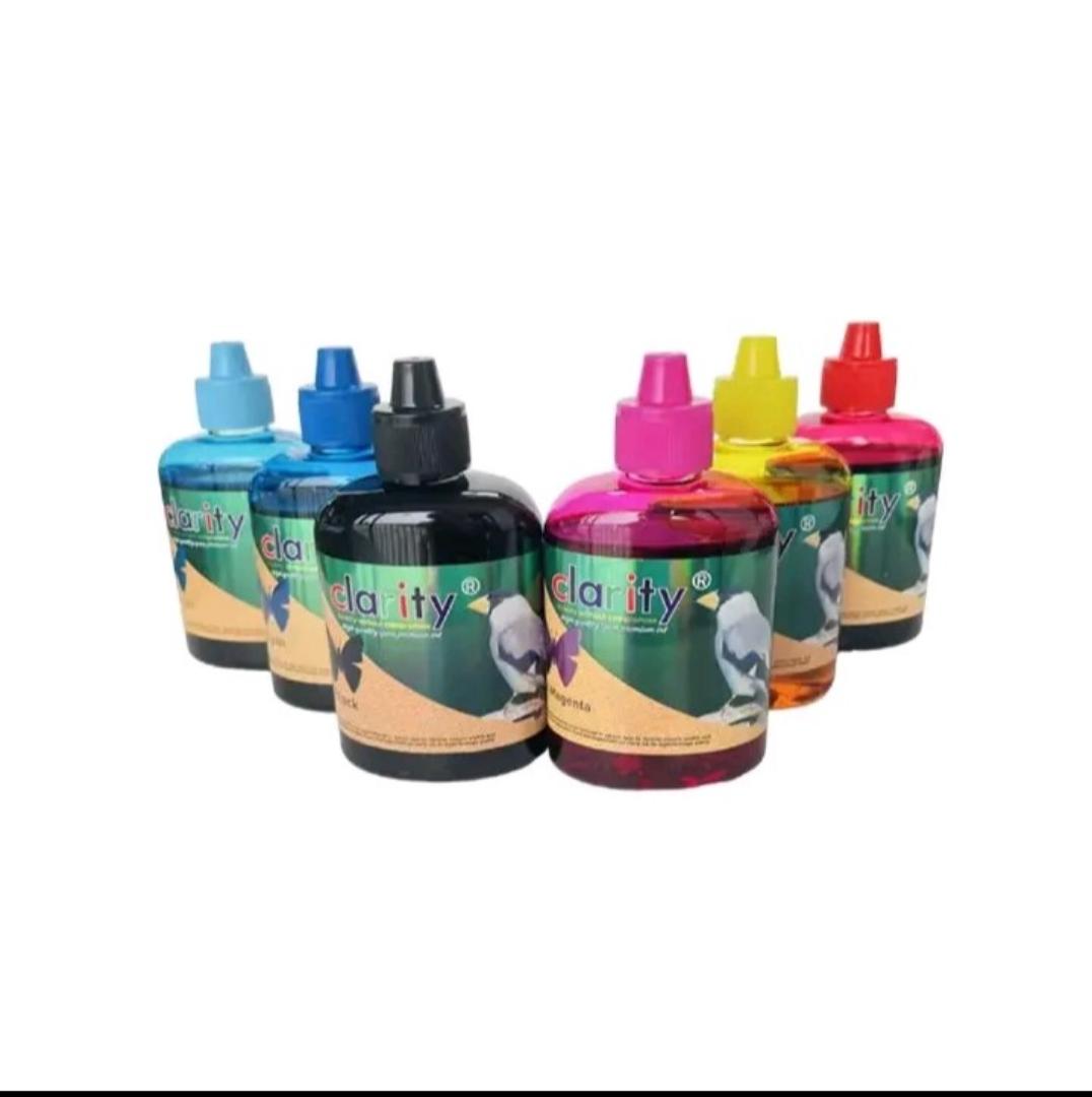 Clarity 100ml Epson Ink 6-Pack – Premium Refill Bottles for High-Quality Printing