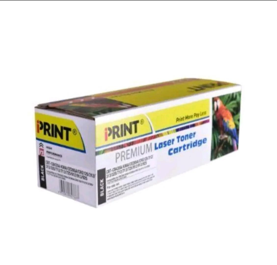 PRINT Premium Laser Toner Cartridge CE285A Compatible for HP 85A (Black).