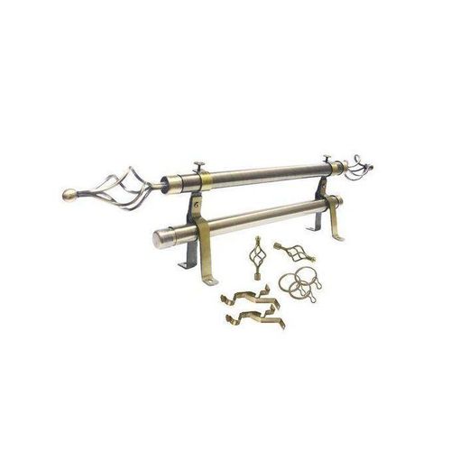 FLASH SALE !!Luxury Adjustable GOLD Curtain Rod - Premium Quality, Fits All Windows (Single/Double)2m,3m,4m