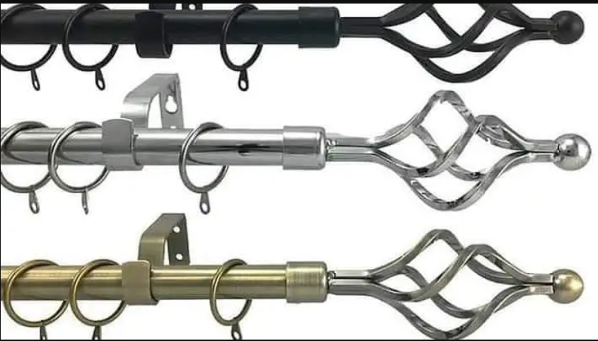 Premium Adjustable  Curtain Rods – Single & Double Options for All Window Sizes 2M ,3M, 4M