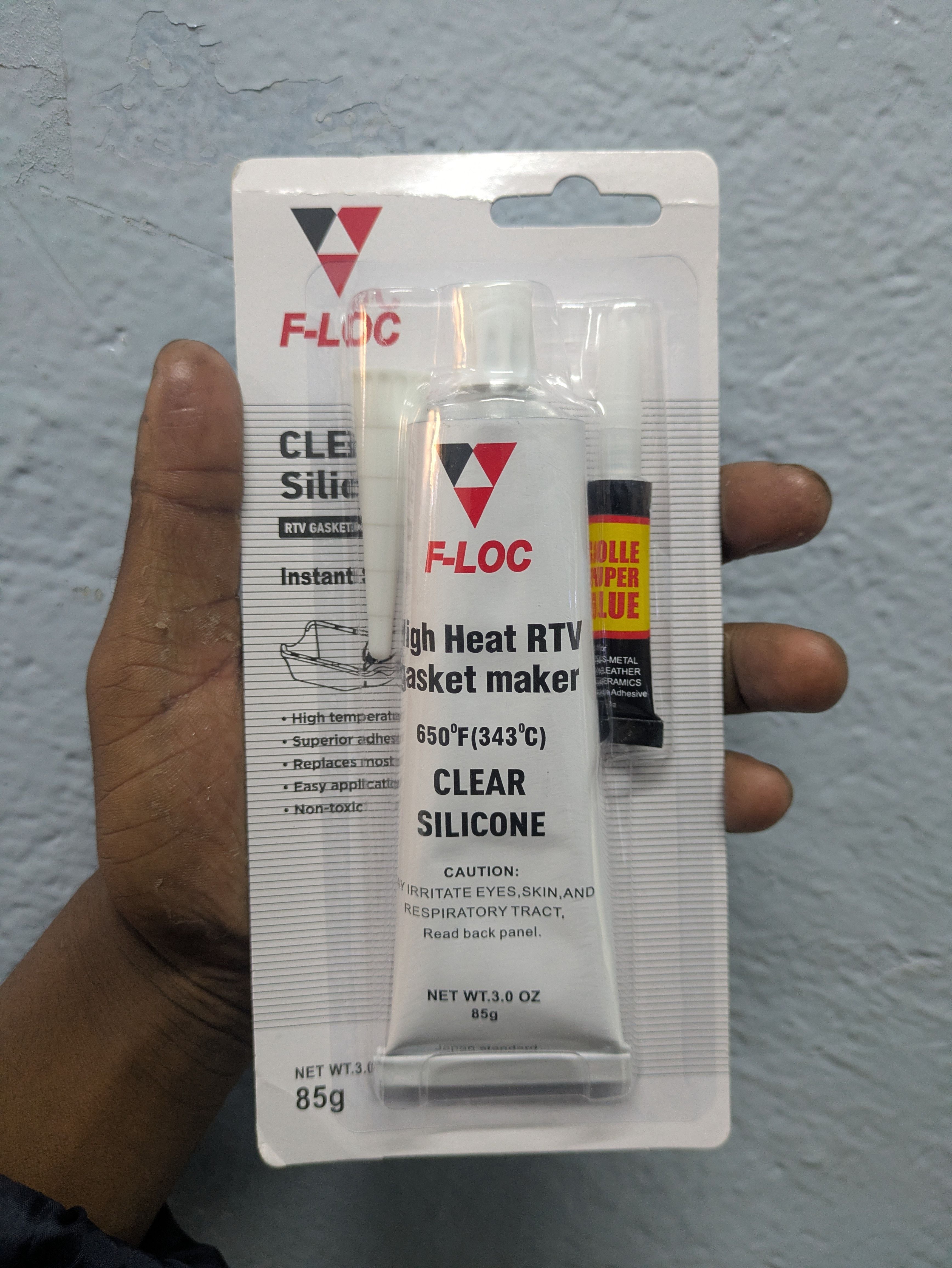 High Heat RTV Silicone Gasket Maker  – Clear / Grey / Black Engine Sealant