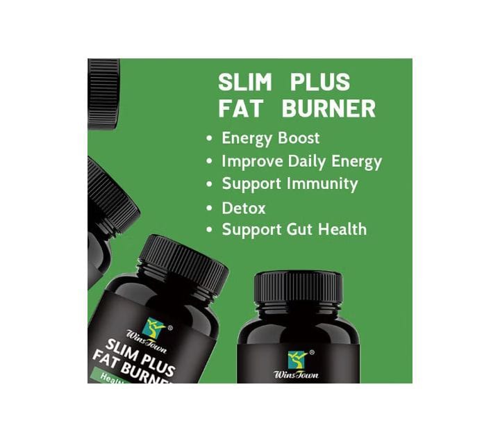 SLIM PLUS FAT BURNER Healthy Detox Dietary Supplements that helps support fat breakdown, suppress appetite, boost metabolism and enhance calorie expenditure-Results start showing in 7days