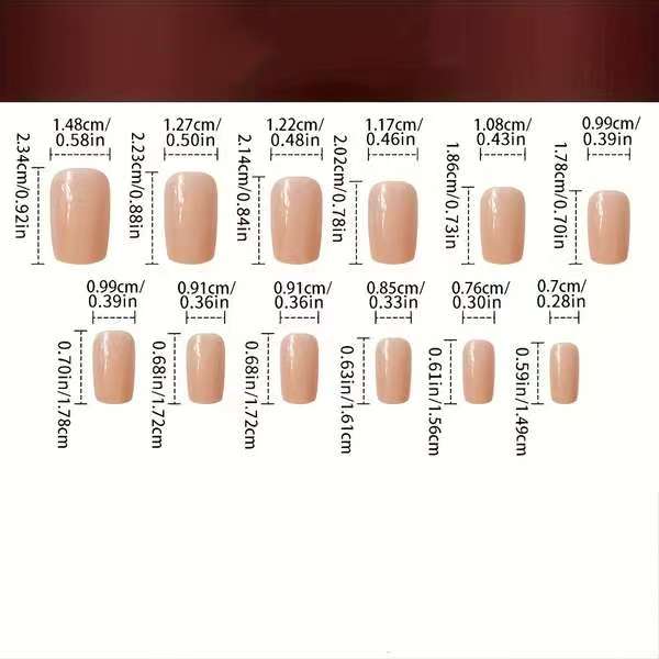 Press-on nail stickers - Long style nail art - Multi-color gradient nail stickers depicting the universe, stars, moons and other celestial bodies.